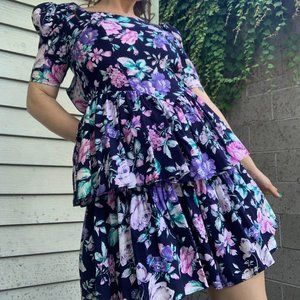 Byer Too! | Vintage Floral Dress | Size 5